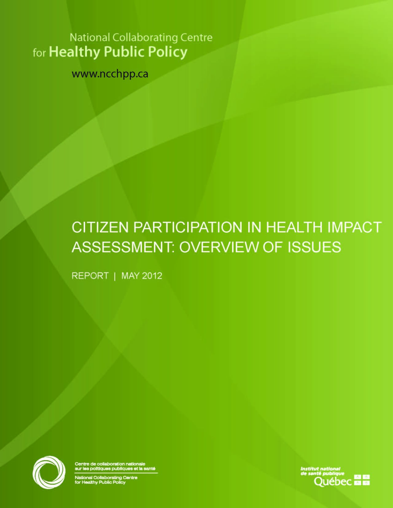 Citizen Participation In Health Impact Assessment: Overview Of Issues ...