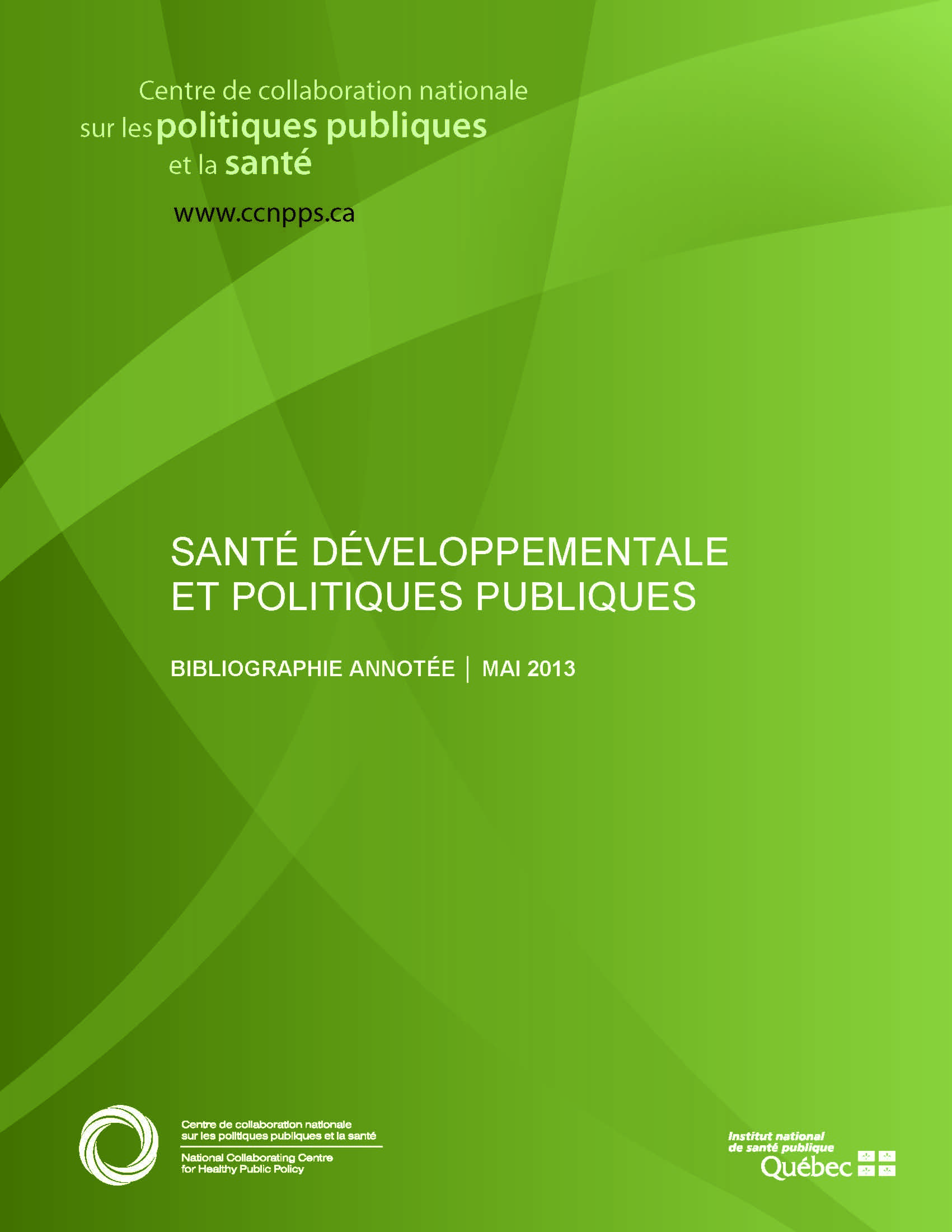 Santé développementale et politiques publiques : bibliographie annotée