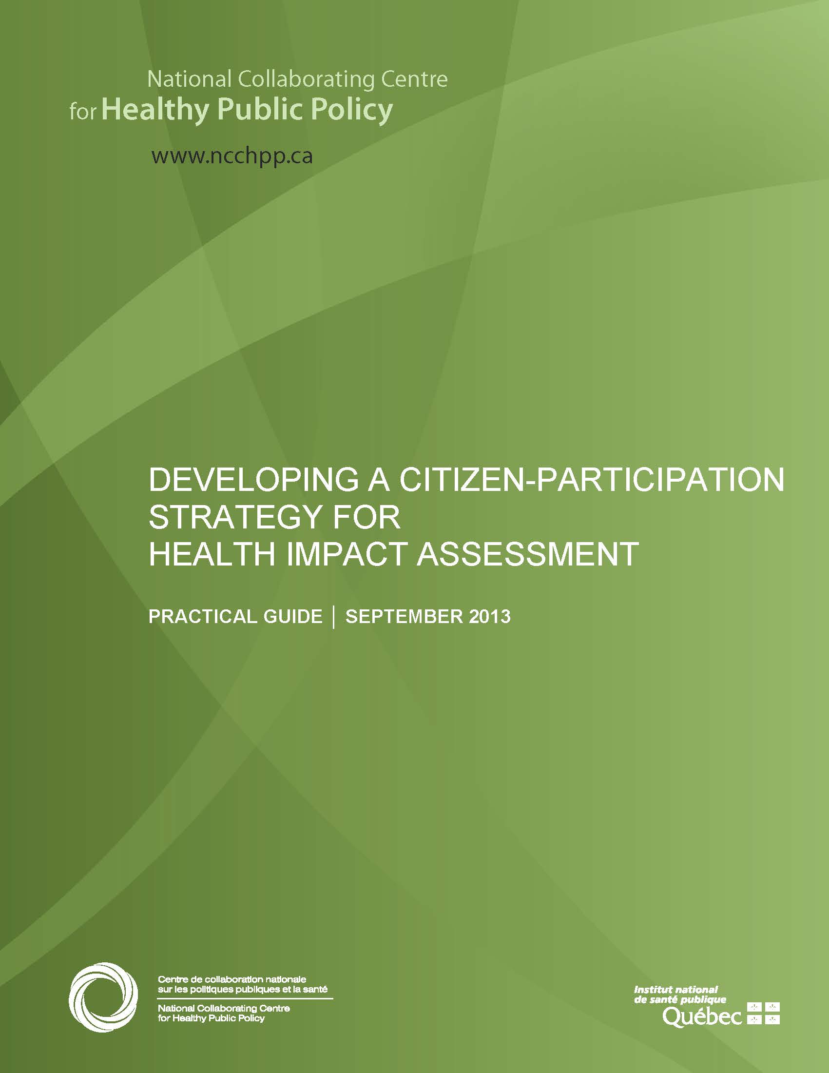 Developing a Citizen-Participation Strategy for Health Impact Assessment: Practical Guide
