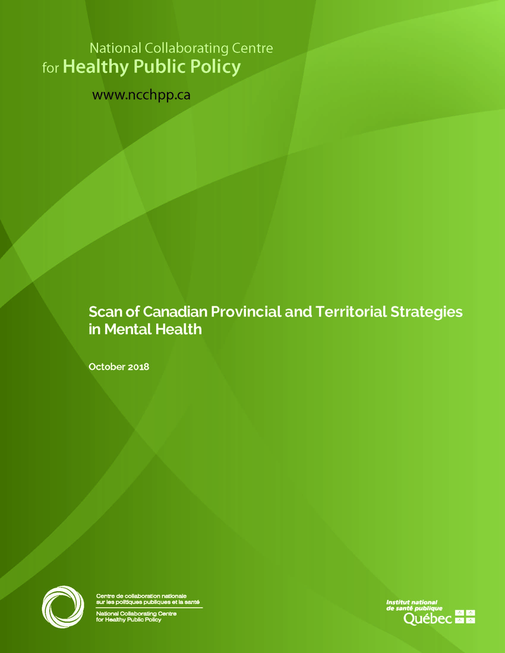 Scan of Mental Health Strategies across Canada