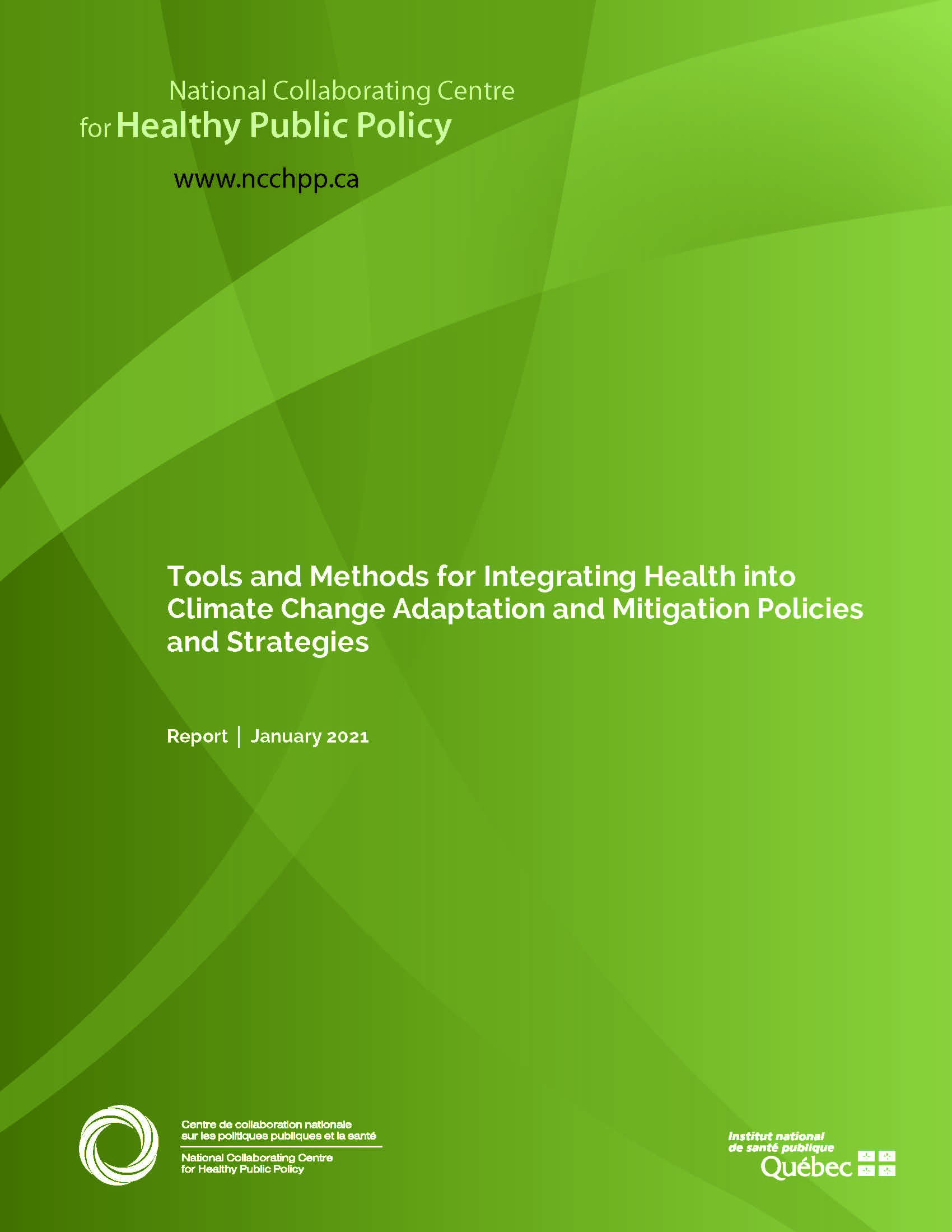Tools and Methods for Integrating Health into Climate Change Adaptation and Mitigation Policies and Strategies