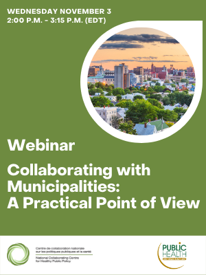 Webinar – Collaborating with Municipalities: A Practical Point of View