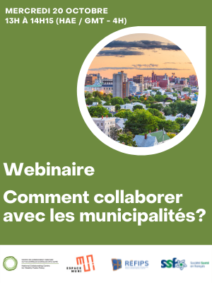 Webinaire – Comment collaborer avec les municipalités?
