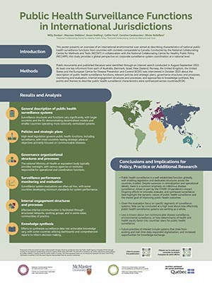 Poster – Public Health Surveillance Functions in International Jurisdictions