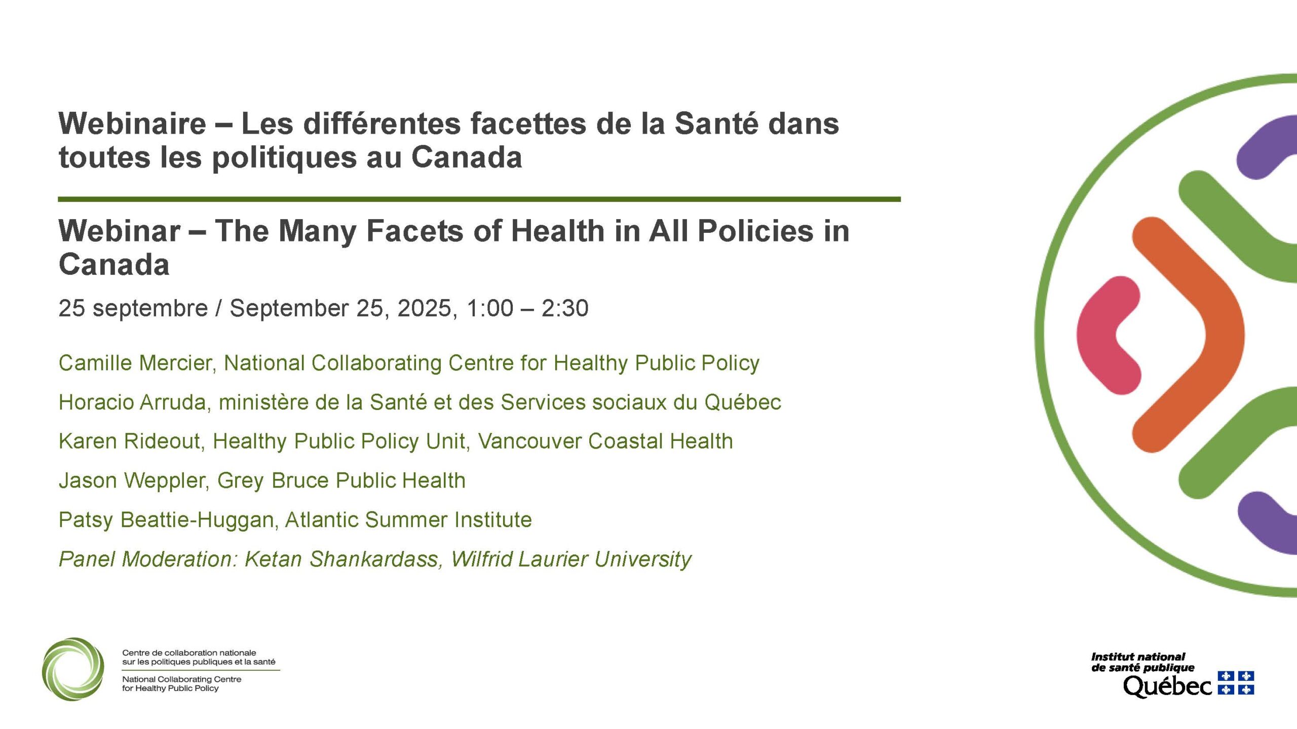 Image of the first slide of the powerpoint presentation used in the webinar How Institutions, Politics, Organizations, and Governance Shaped COVID-19 Responses