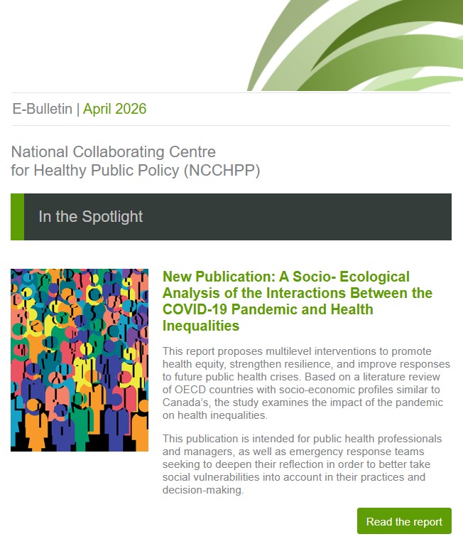 Image of the November edition of the NCCHPP eBulletin.